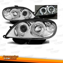 FAROS CON OJOS DE ANGEL PARA CITROEN SAXO FASE 2 (A PARTIR DEL 09/99)