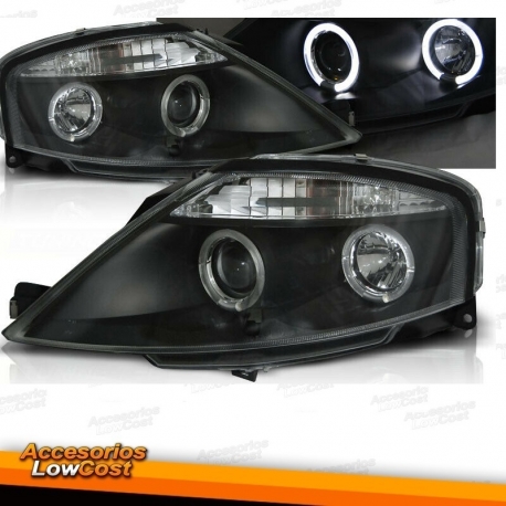 FAROIS ANGEL EYES CITROEN C3. FUNDO PRETO