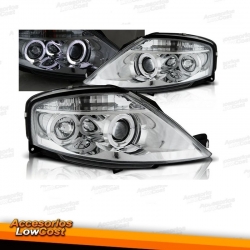 CITROEN C3 02-09 FAROS OJOS ANGEL CROMADOS