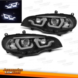 BMW X5 E70 07-13 TUBE LIGHT DRL BLACK