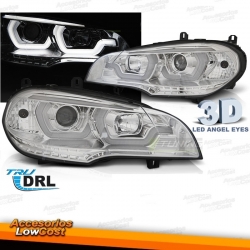 BMW X5 E70 07-13 TUBE LIGHT DRL CROMO