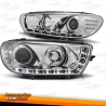 FARÓIS LUZ DIURNA VW SCIROCCO III ,08++ CROMADO