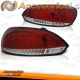 FAROLINS TRASEIROS LED / VW SCIROCCO / 08+ VERMELHO BRANCO