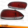 FAROLINS TRASEIROS LED / VW  SCIROCCO / 08+ VERMELHO BRANCO