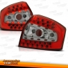 FAROLINS TRASEIROS LED / AUDI A4 AVANT / 00-04 ESCURECIDO