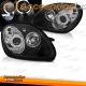 FARÓIS ANGEL EYES / MERCEDES SLK R170 / 96-04  FUNDO PRETO