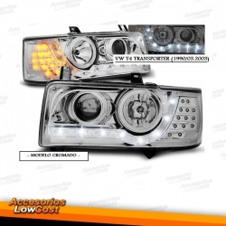 FAROS LUZ DIURNA T4, 90-03 CRISTAL CLARO/CROMADO