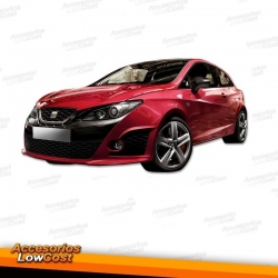 FAROLINS TRASEIROS LED / SEAT IBIZA 3P 08+ FUNDO PRETO