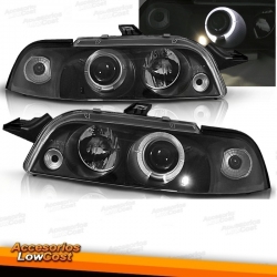 FAROIS ANGEL EYES / FIAT PUNTO / 93-99 FUNDO PRETO