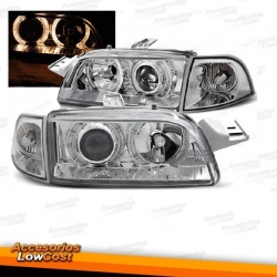 FAROIS ANGEL EYES / FIAT PUNTO / 93-99 FUNDO CROMADO