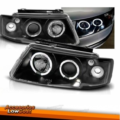 FAROIS ANGEL EYES COM PROJETOR VW PASSAT 3B,96-00