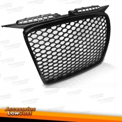 PARRILLA AUDI A3 05-08 NEGRO BRILLO,  DISEÑO RS