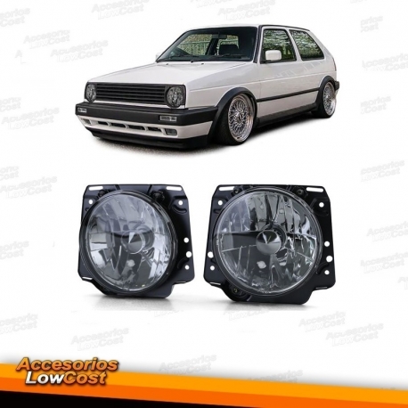 FAROS DELANTEROS PARA VW GOLF MK2 AHUMADOS