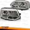 DESIGNSCHEINW.SET T5 03-10 KLARGL./CHROM, MIT ECHTEM TAGFAHRLICHT H1+H1+MOTOR FÜR ELEKTR.LWR R87 ZULASSUNG