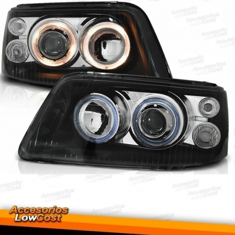 FAROIS ANGEL EYES / LUZ DIURNA / VW T5 / 03-10 FUNDO PRETO