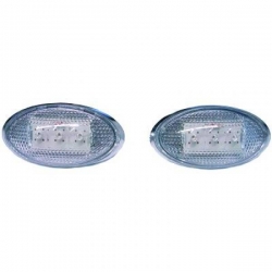 INTERMITENTES LED CRISTAL CLARO/CROMADO 307 98-05