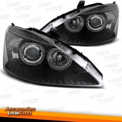 FAROIS ANGEL EYES CCFL / FORD FOCUS / 98-03 FUNDO PRETO