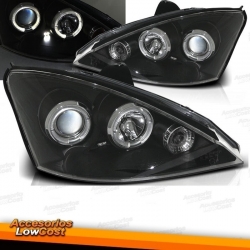 FAROIS ANGEL EYES / FORD FOCUS / 01-05 FUNDO PRETO