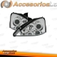 FAROS OJOS DE ANGEL FORD  FOCUS, 01-05- CRISTAL CLARO/CROMADO