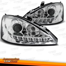 FAROS LUZ DIURNA CROMADO FORD FOCUS MK1 11/2001-10/2004