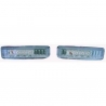PISCAS LATERAIS LED BMW  E39  95-03 FUNDO CROMADO