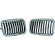 GRELHAS FRONTAIS  BMW E36 / 91-96  CROMADO PRETO