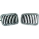 GRELHAS FRONTAIS BMW E36 / 91-96 CROMADO PRETO