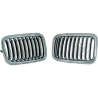 GRELHAS FRONTAIS  BMW E36 / 91-96  CROMADO PRETO