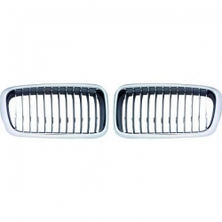 REJILLAS E38,95-02 COMPLETA CROMADA: