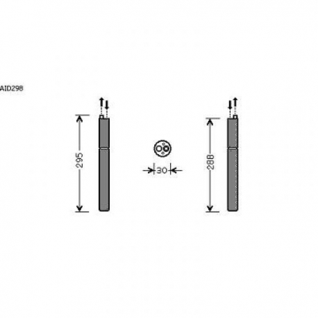 SECADOR AC AUDI A5 07+ / A4 07+