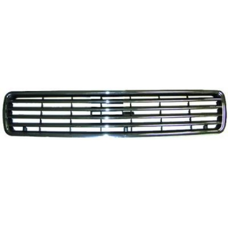 PARRILLA AUDI 80,91-96 SIN EMBLEMA INCORPORADO- COMPLETA. CROMADO- 6 LAMINAS