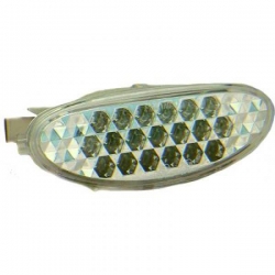 FAROS ANTINIEBLA TRASEROS LED 206, 98-06- TODOS TIPOS 206- CRISTAL CLARO/ CROMADO