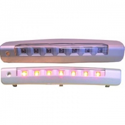 LUCES FRENO DISEÑO ASTRA H, 04-09, LED, CRISTAL CLARO/CROMADO, LIMOUSINE 5 PUERTAS
