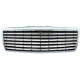 GRELHA FRONTAL SEM SÍMBOLO CLASSE S W140 / 91 CROMADA