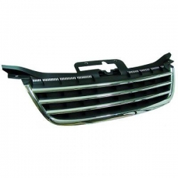 PARRILLA DEPORTIVA VW TOURAN, 03-06- NEGRO CON REJILLAS CROMADAS