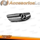 GRELHA FRONTAL SPORT AMG / MERCEDES SL R230 / 01-12 CROMADA PRETA