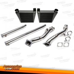 KIT INTERCOOLER + DOWNPIPE AUDI RS4