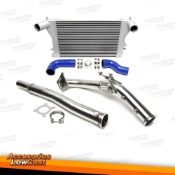 INTERCOOLER + DOWNPIPE PARA AUDI S3 TTS SEAT VW GOLF 6 R