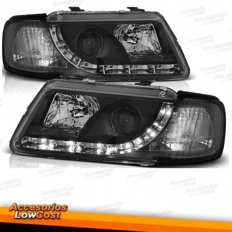 FAROIS LUZ DIURNA LED E PROJETOR AUDI A3 8L