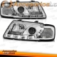 FAROS LUZ DIURNA LED Y LUPA AUDI A3 8L