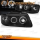 FAROS CCFL AUDI A3, 96-00 H1+H1 PARA SISTEMA AUTORREGULACION DE FAROS, CRISTAL CLARO/ NEGRO