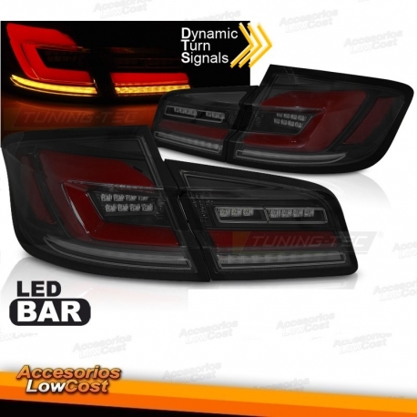 PILOTOS BMW SERIE 5 F10 10- LIGHT BAR AHUMADOS