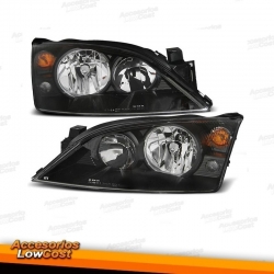 FAROS FORD MONDEO,01-07- CRISTAL CLARO/NEGRO-