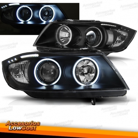 FAROS ANGEL EYES BMW E90/E91 03.05-08.08 FONDO NEGRO CCFL