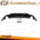 Difusor Trasero Volkswagen Golf 7 look TRC Negro Brillante