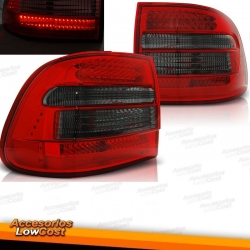 PILOTOS LED ROJO AHUMADOS PARA PORSCHE CAYENNE 03-07