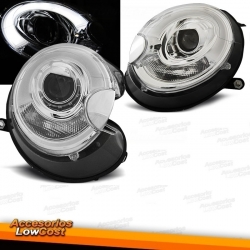 FAROS MINI COOPER R56 R57 06-14 TUBE LIGHT FONDO CROMO