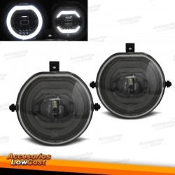 FAROS ANTINIEBLA MINI COOPER F54 F55 F56 F57 LUZ DIURNA LED NEGRO