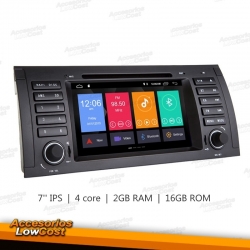 NAVEGADOR GPS 7 PULGADAS DVD BMW X5 CON SINTONIZADOR TDT INCORPORADO E CON PANTALLA ANTIRREFLEJANTE