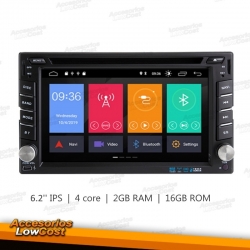 RADIO 2DIN GPS DVD CON PANTALLA TACTIL 6,95 PULGADAS CAR PC